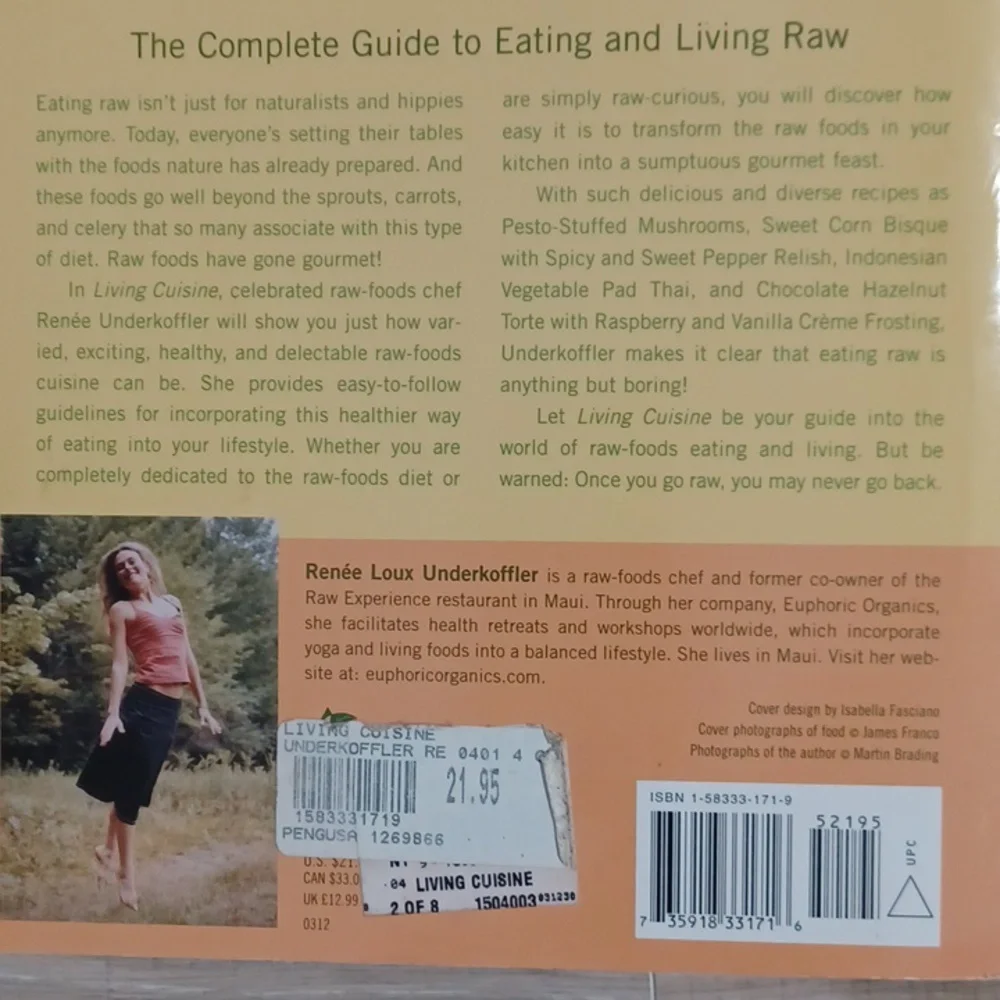 Raw Vegan Cookbook Bundle: Living Cuisine & The Raw Cure Vegan recipes